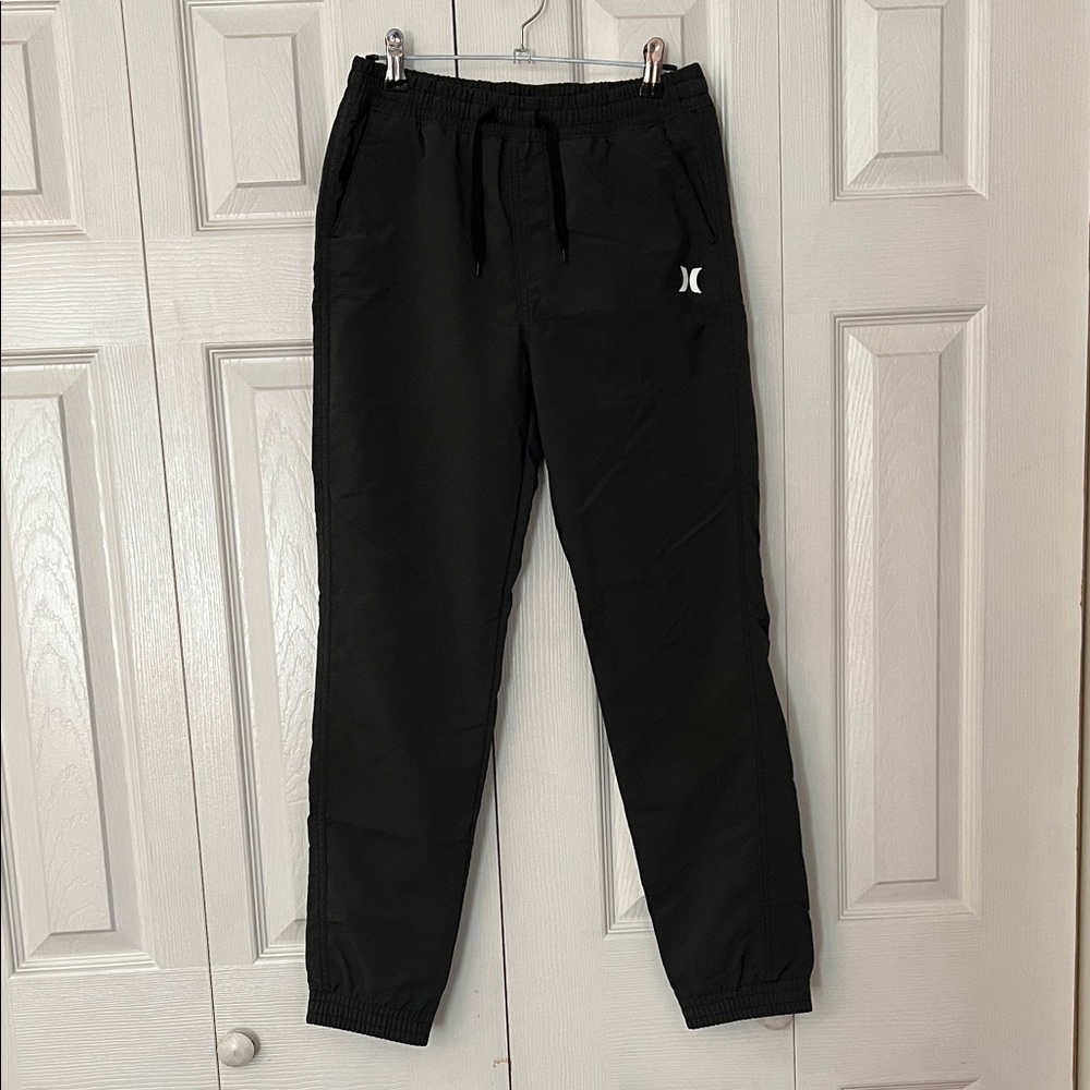 Hurley Black Striped Pants